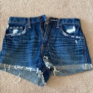 Hollister dark jeans shorts